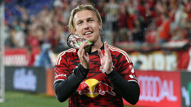 New York Red Bulls midfielder Emil Forsberg.