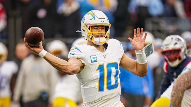 Los Angles Chargers quarterback Justin Herbert