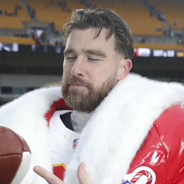 Travis Kelce after the Chiefs' 29–10 win over the Steelers on Dec. 25, 2024.