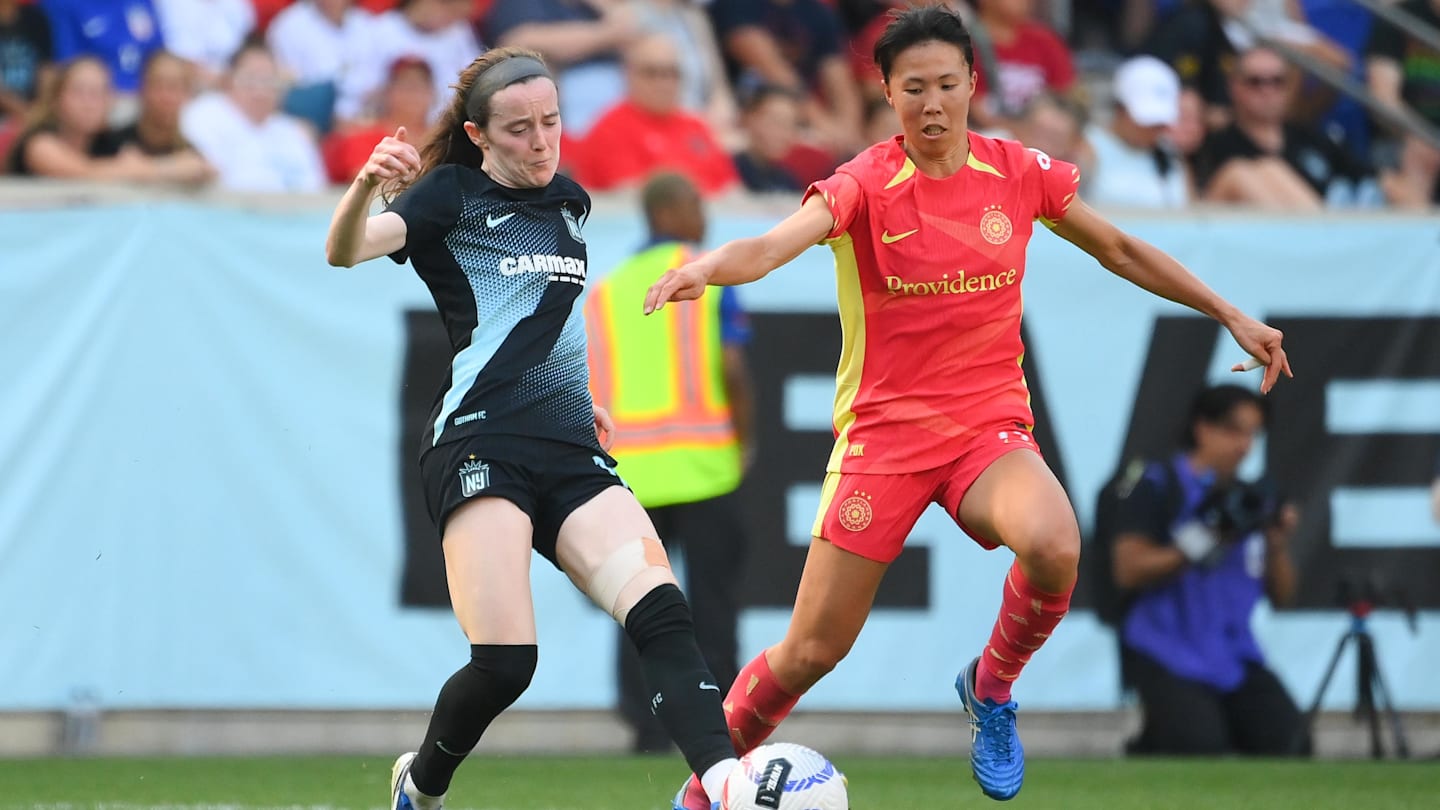 紐約/紐約哥譚隊在 NWSL 四分之一決賽中對陣波特蘭荊棘隊