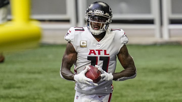 Jones played his final season in Atlanta in 2020. Jones played his final season in Atlanta in 2020.