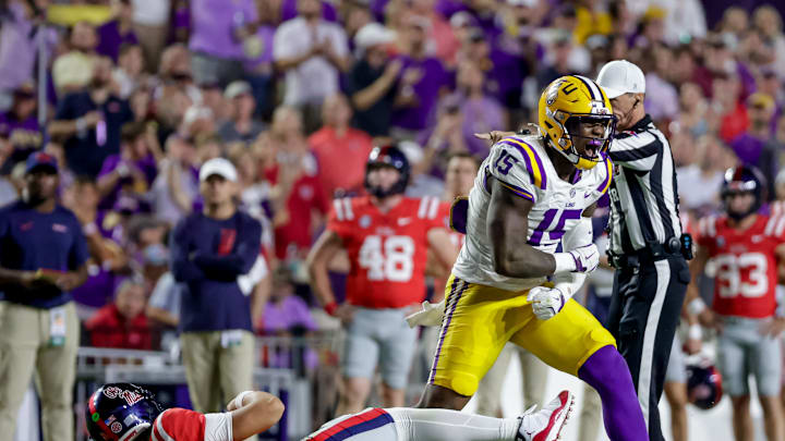Da'Shawn Womack, Jaxson Dart, LSU Tigers, Ole Miss Rebels