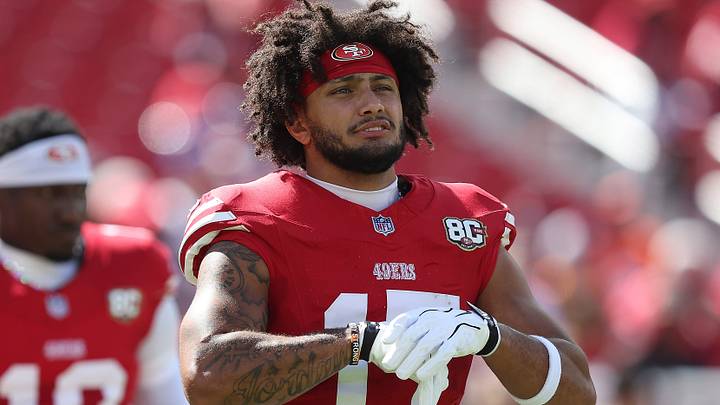San Francisco 49ers wide receiver Jordan Watkins