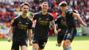 Arsenal beat Brentford on Sunday