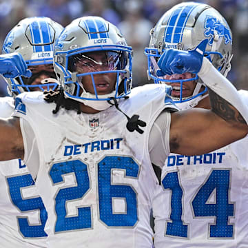 Running back Jahmyr Gibbs is one of the Lions’ many young, explosive weapons.