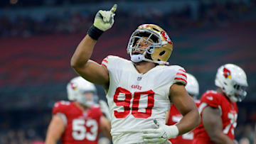 San Francisco 49ers defensive tackle Kevin Givens (90)