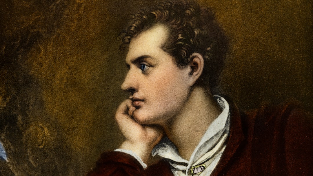 Painting of poet Lord Byron