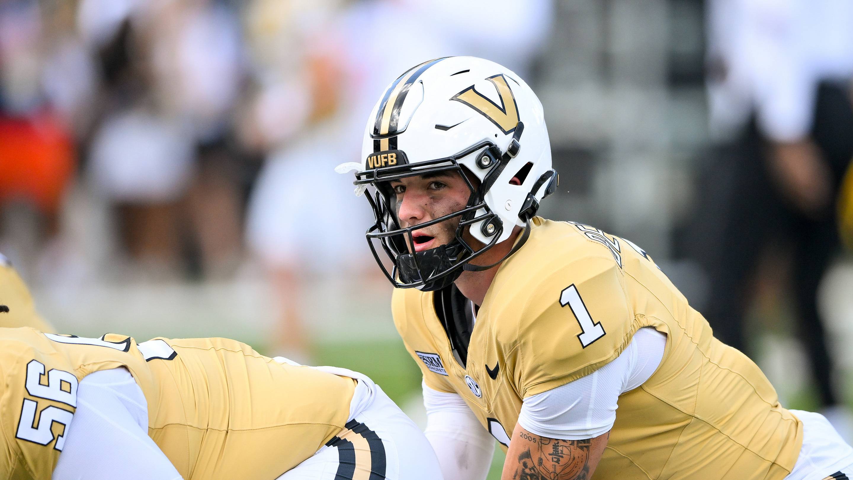 Why Blaze Berlowitz Took Snaps at Wide Receiver in Vanderbilt Football’s Loss to Auburn