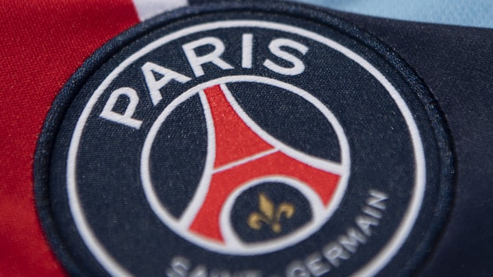 The Paris Saint Germain and Manchester City Club Badges