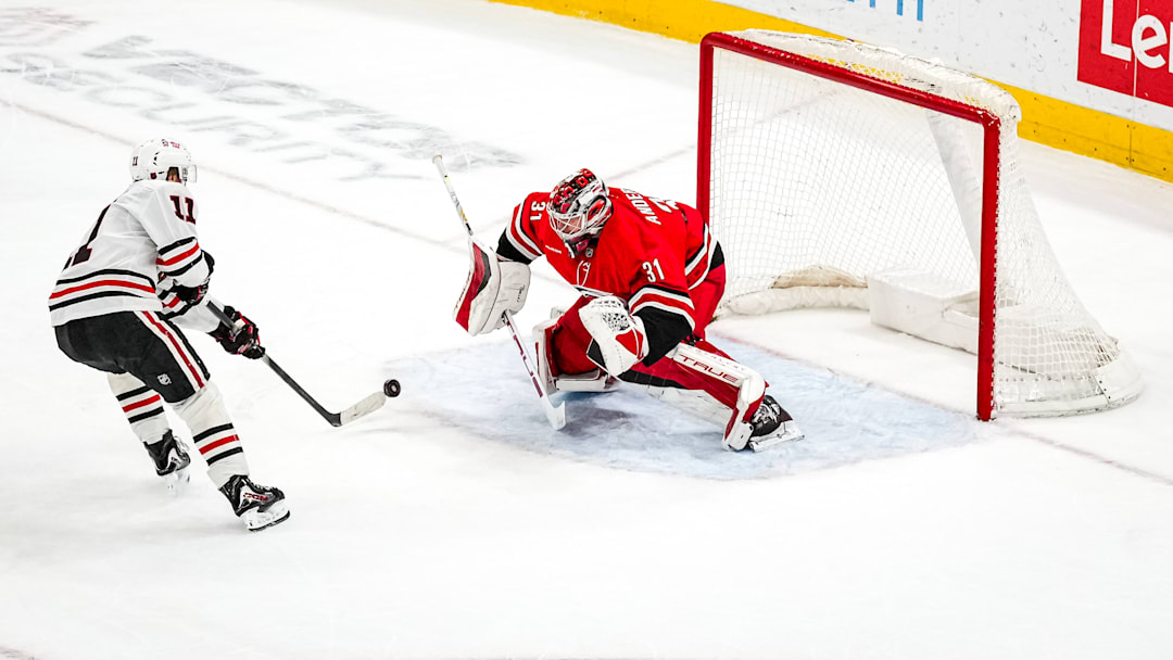 Chicago Blackhawks v Carolina Hurricanes Chicago Blackhawks v Carolina Hurricanes