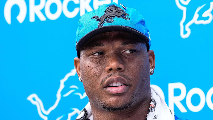 Detroit Lions running back David Montgomery (5).