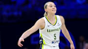 Dallas Wings guard Paige Bueckers is a great prop target on Monday.
