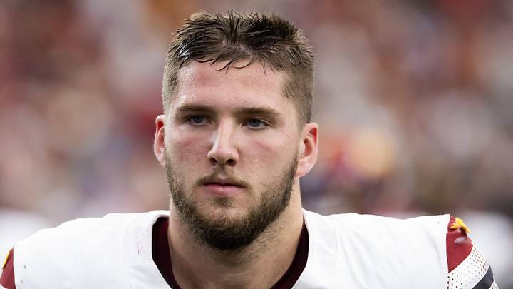 Washington Commanders tight end Ben Sinnott