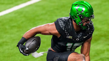 Kenyon Sadiq was a three-sport star and Idaho State Gatorade Player of the Year before coming to Oregon. In the 2026 class the Ducks have another commitment from a plus-athlete at tight end, Reidsville, North Carolina basketball and football star Kendre Harrison, 6-7, 243.