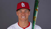 St. Louis Cardinals infielder JJ Wetherholt (87)