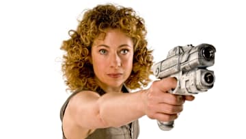 Photo: Alex Kingston as River Song.. 