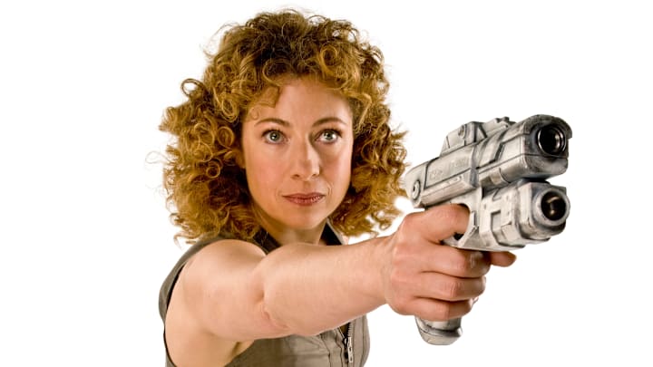 Photo: Alex Kingston as River Song.. 