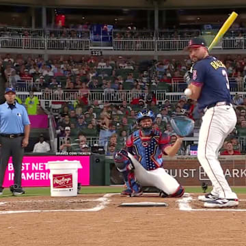 Cal Raleigh's dad was his Home Run Derby pitcher Monday night