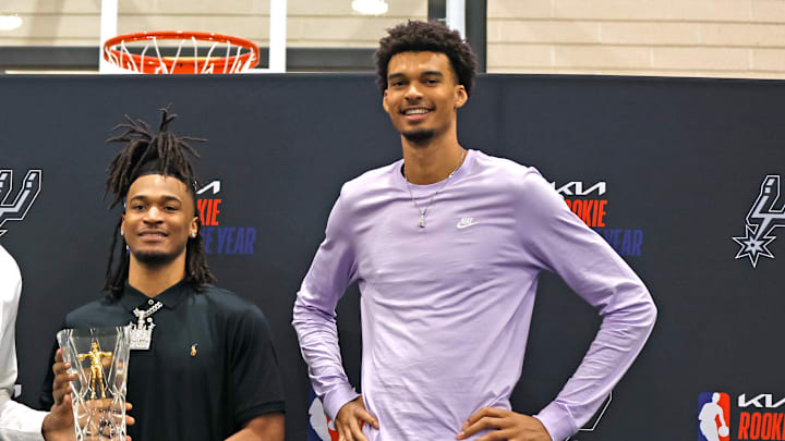 San Antonio Spurs Stephon Castle Named Rookie Of The Year