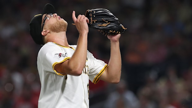 Pittsburgh Pirates relief pitcher Cam Sanders