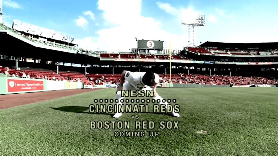 NESN's retro broadcast theme ahead of the Boston Red Sox vs. the Cincinnati Reds | Screengrab via NESN