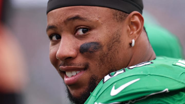 Saquon Barkley appears to be alright after injury concerns during the Philadelphia Eagles' 38-20 win over the New York Giants