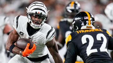 Bengals wide receiver Ja’Marr Chase is sure to be hyped to once again be catching passes from Joe Burrow.