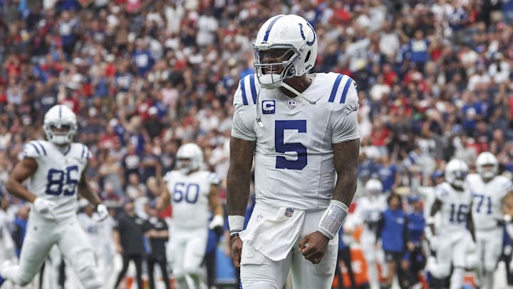 Indianapolis Colts quarterback Anthony Richardson was benched in favor of Joe Flacco earlier this week. Indianapolis Colts quarterback Anthony Richardson was benched in favor of Joe Flacco earlier this week.