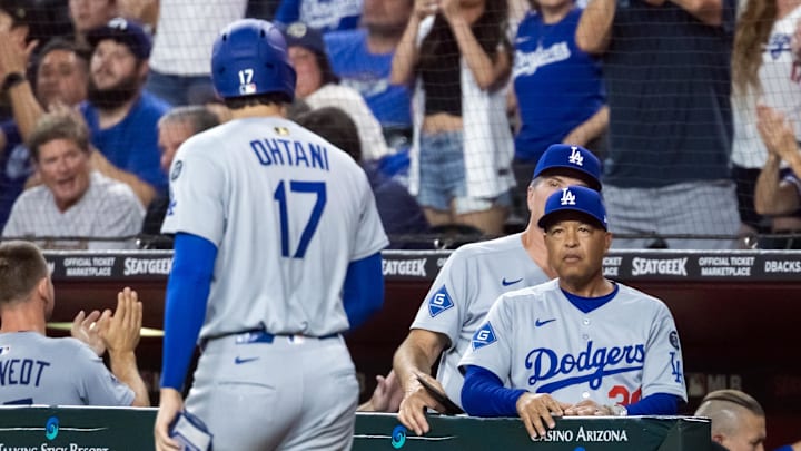 Roberts (#30), Ohtani (#17) and the Dodgers captured a second straight World Series title in 2025. Roberts (#30), Ohtani (#17) and the Dodgers captured a second straight World Series title in 2025.