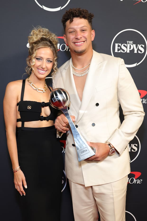 Brittany and Patrick Mahomes at the 2023 ESPY Awards
