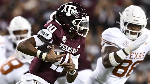Texas A&M quarterback Marcel Reed
