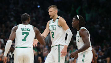 Boston Celtics, Kristaps Porzingis, Jrue Holiday, Sam Hauser, NBA Trade Rumors