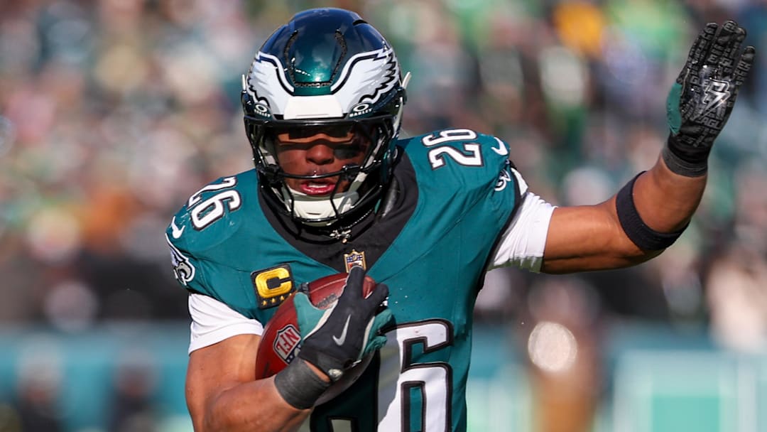 Philadelphia Eagles running back Saquon Barkley 