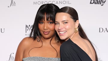 Lizzo and Adriana Lima at the Daily Front Row Fashion Los Angeles Awards 