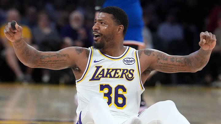 Los Angeles Lakers guard Marcus Smart