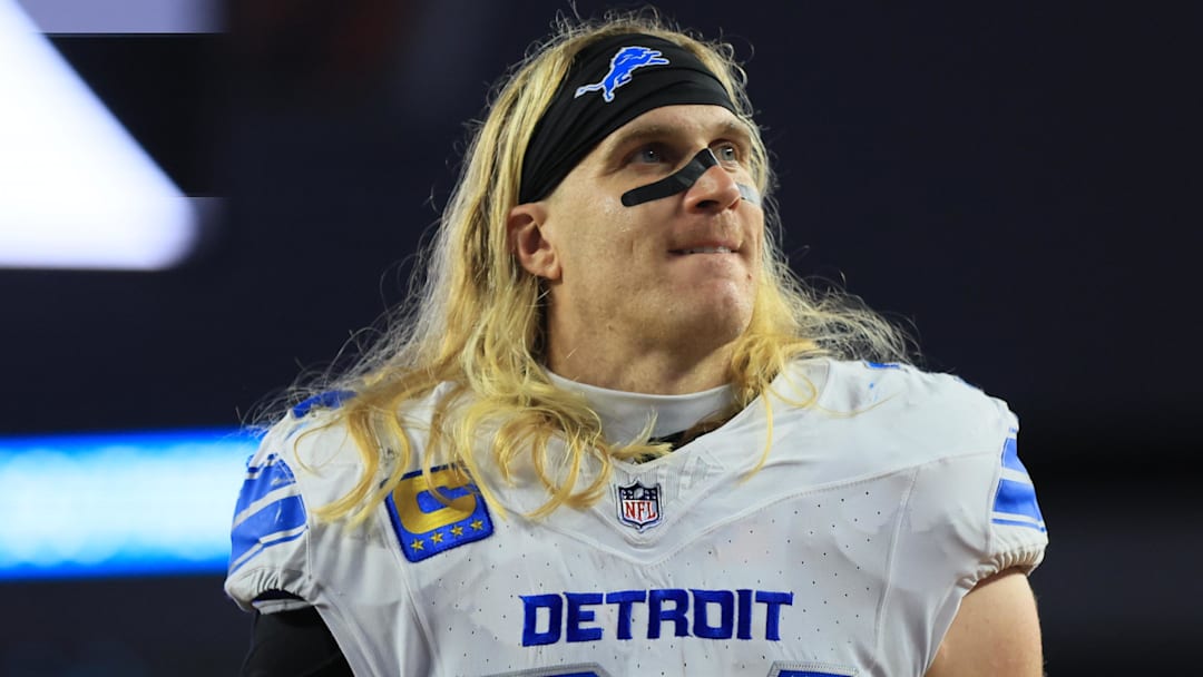 Detroit Lions middle linebacker Alex Anzalone (34) Mandatory Credit: Katie Stratman-Imagn Images