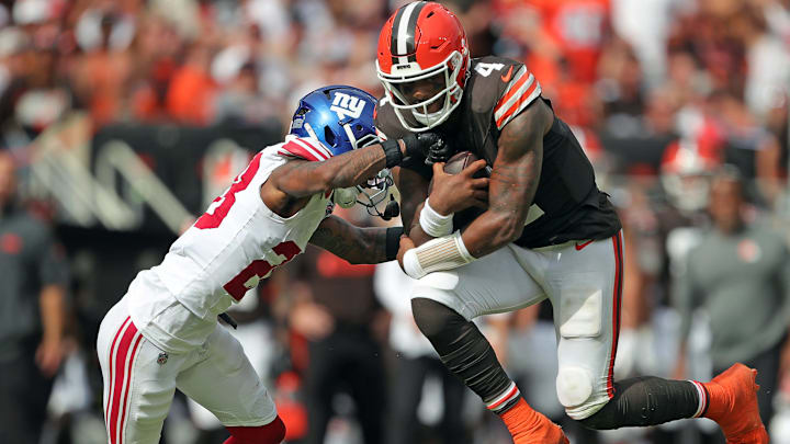The Giants held the Browns to 15 points on Sunday