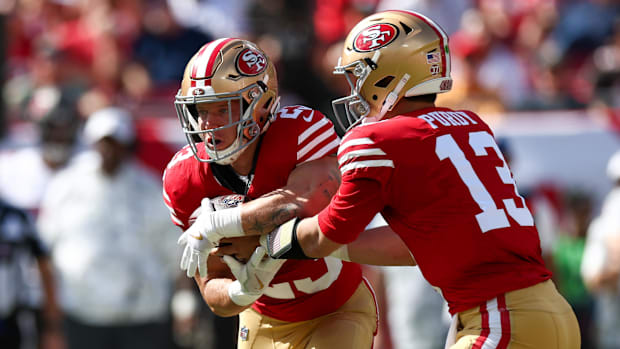 McCaffrey returned to the 49ers' lineup after missing the first eight games of the season due to an Achilles injury.