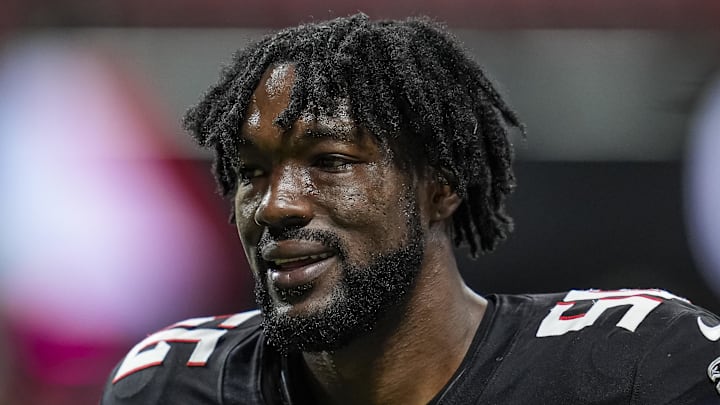 Atlanta Falcons defensive end Leonard Floyd 