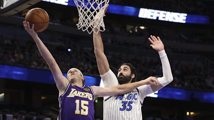 Goga Bitadze made an impact in the Orlando Magic's loss to the Los Angeles Lakers. But an incident involving Luka Doncic highlighted why Bitadze is in and out of the Magic's rotation.
