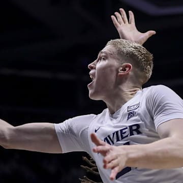 Sasa Ciani, pictured playing for the Xavier Musketeers in 2024, has signed with the Penn State men's basketball team out of the transfer portal.