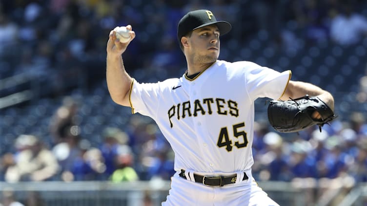 May 11, 2022; Pittsburgh, Pennsylvania, USA;  Pittsburgh Pirates relief pitcher Max Kranick (45)