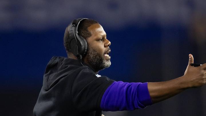 Washington Commanders defensive coordinator Daronte Jones 
