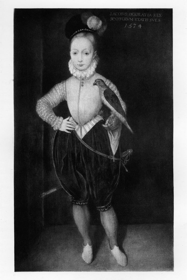 James VI and I as a boy.