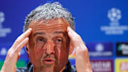 Luis Enrique en conférence de presse avant Villa.