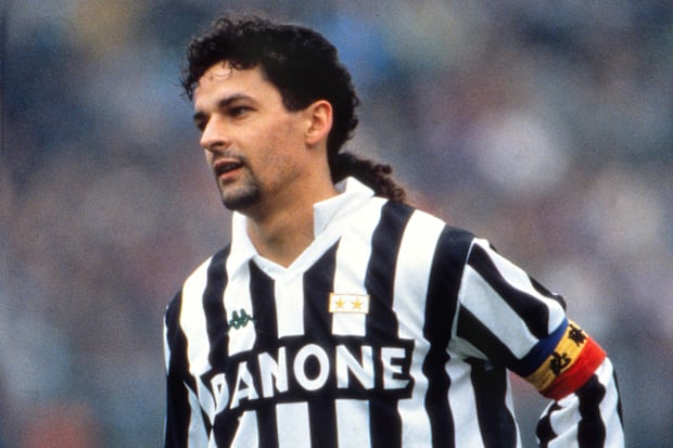 Roberto Baggio in action for Juventus.