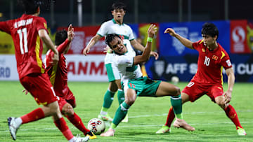 Ilustrasi laga Indonesia vs Vietnam