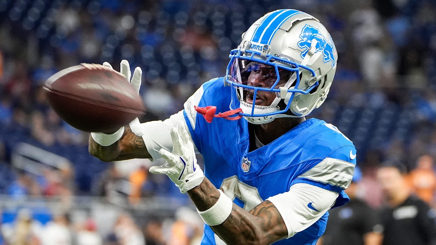 Lions WR Jameson Williams Suspended for Two Games