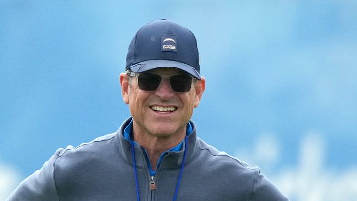 Los Angeles Chargers coach Jim Harbaugh