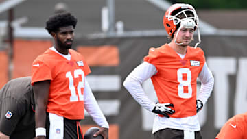 Cleveland Browns QB Shedeur Sanders, Kenny Pickett